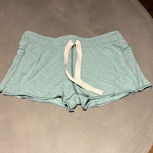 LULULEMON Light Green Casual Shorts with Drawstring